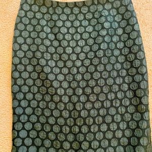 Maeve Green Silk Pencil Skirt Size 2